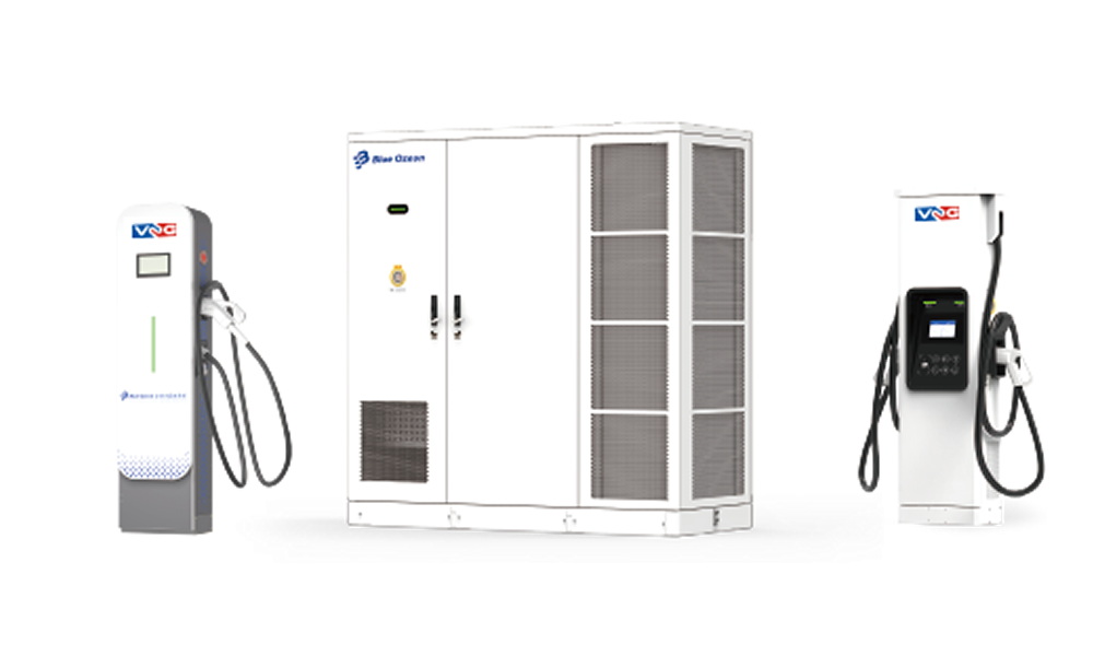 Syst&egrave;me de charge V2G enti&egrave;rement refroidi par liquide